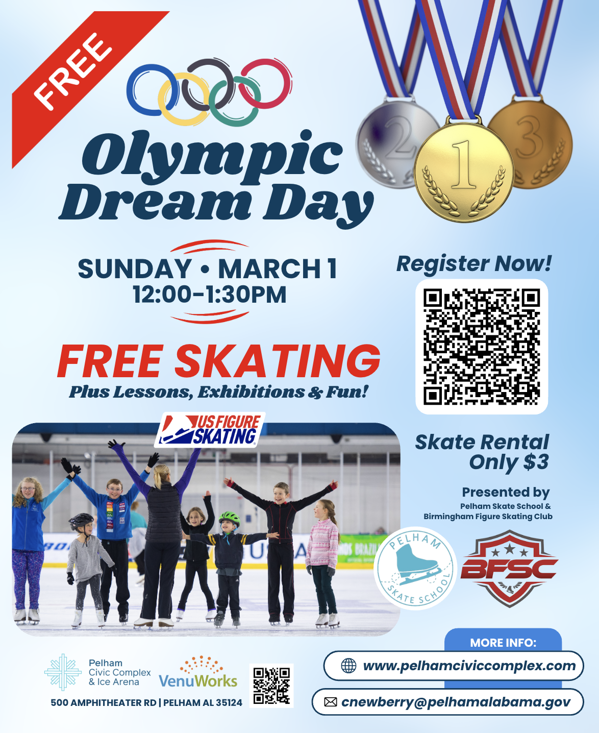 Olympic Dream Skate Event Poster